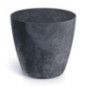 Pot effet beton gris o24cm