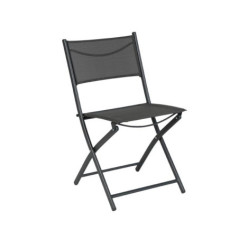 Chaise pliante pacha anthracite