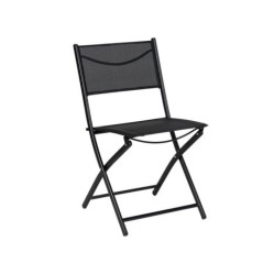 Chaise pliante pacha noire