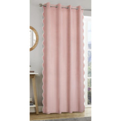 Rideau oillets ondule 140x240cm