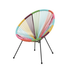 Fauteuil exterieur cordage hawai