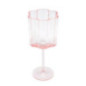 Verre a vin fleur plastique