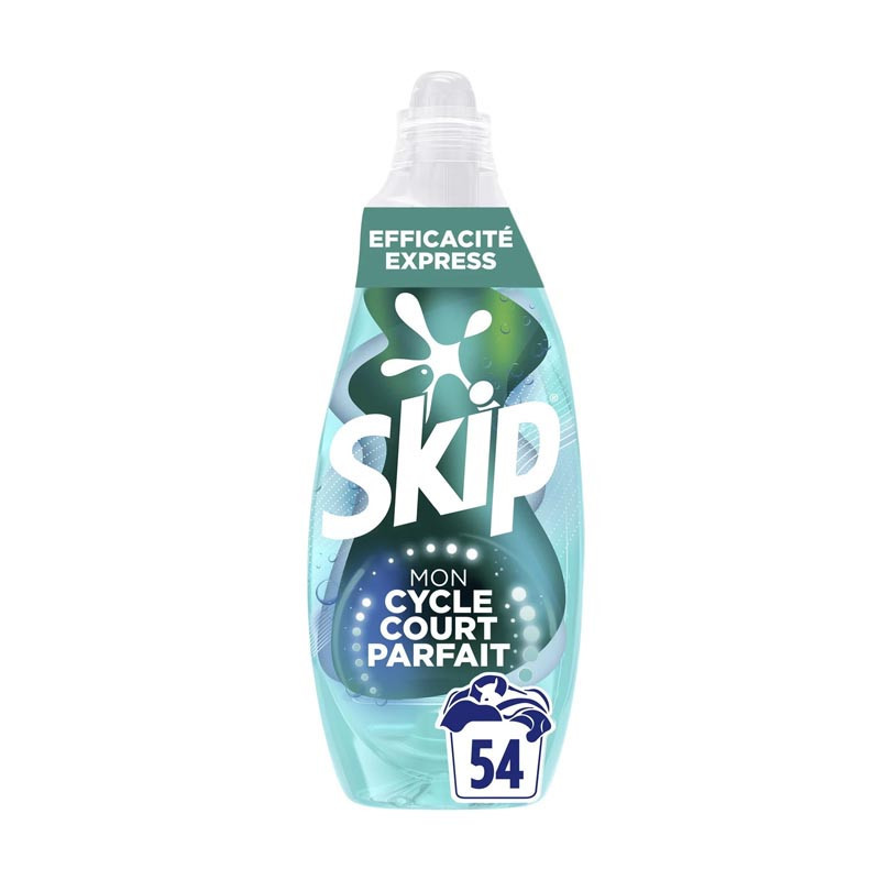 Lessive 54 doses cycle court