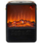 Chauffage vintage effet flamme