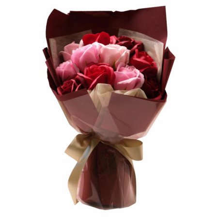 Bouquet de 11 roses artificielle