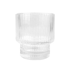Verre strie transparent 31cl x4