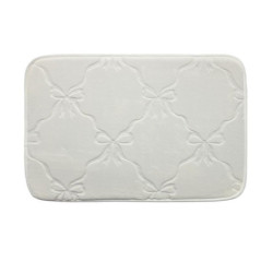 Tapis de bain noeud ivoire