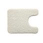 Tapis contour teddy fleece ecru