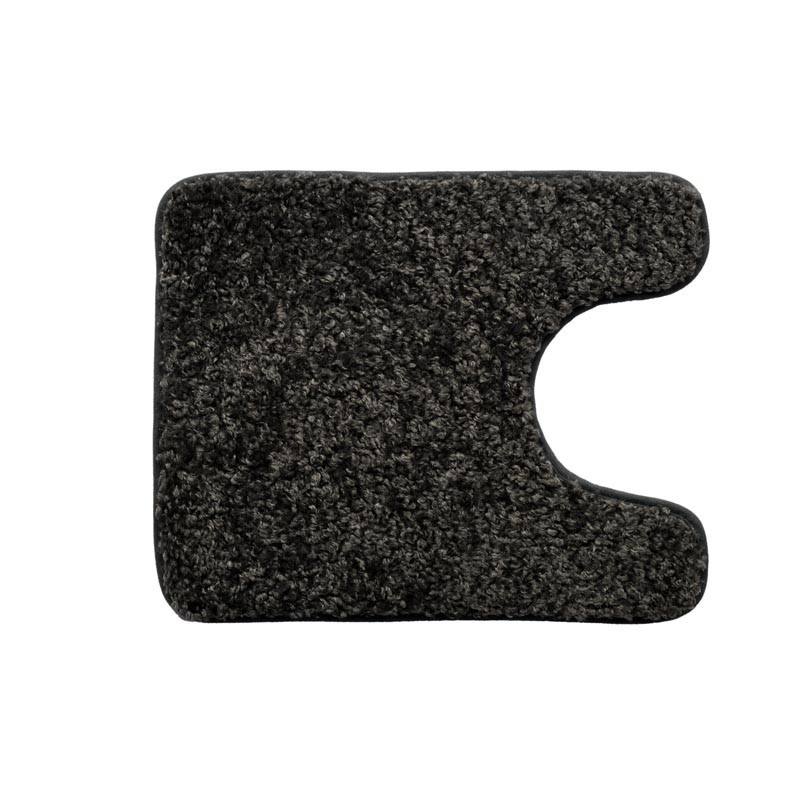 Tapis contour teddy fleece gris