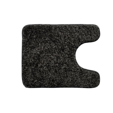 Tapis contour teddy fleece gris