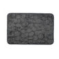 Tapis de bain galets gris
