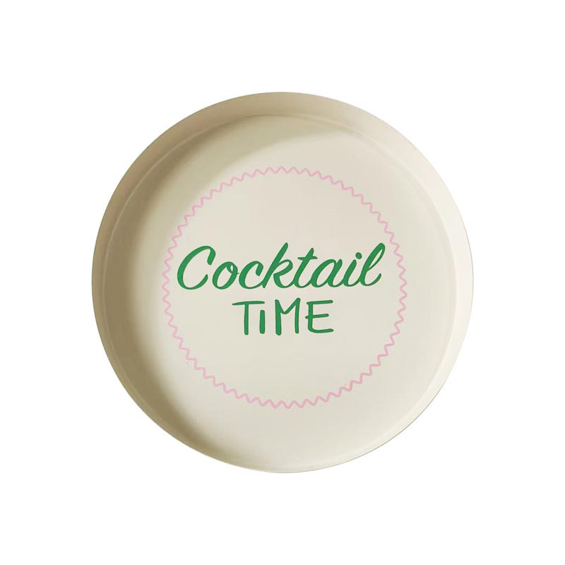 Plateau metal  cocktail time