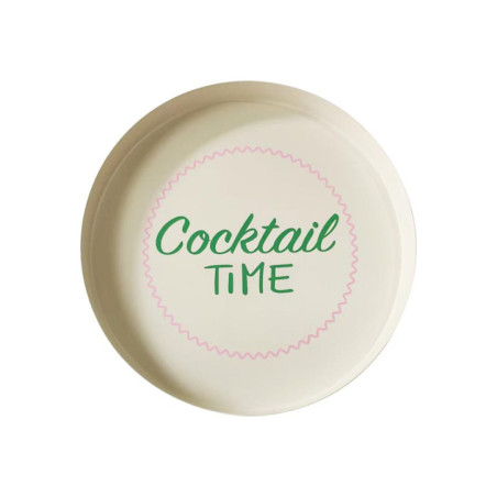 Plateau metal cocktail time