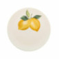 Assiette plastique d20cm citron