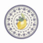 Assiette plastique d25cm citron