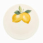 Assiette plastique d26cm citron