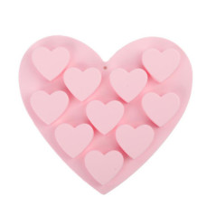 Moule chocolat en forme de coeur