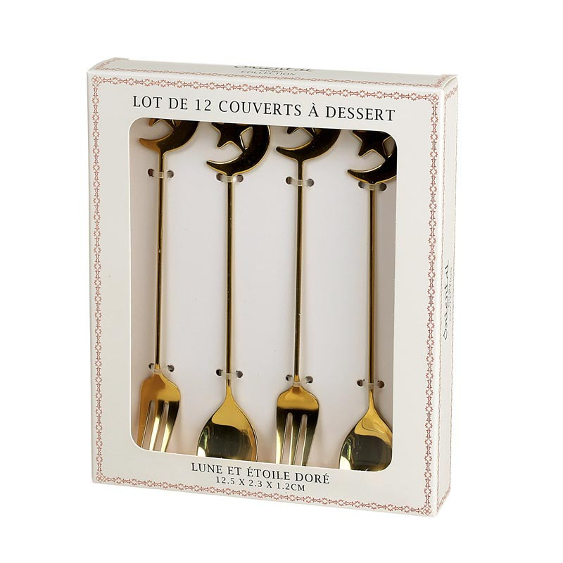 Lot de 12 couverts a dessert