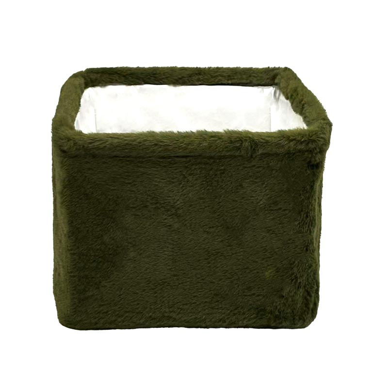 Paniere de rangement fourrure