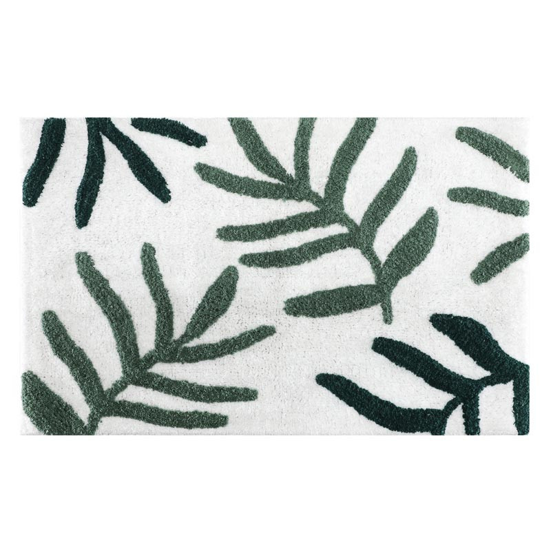 Tapis de bain feuilles