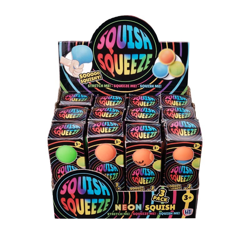 Cdu lot de 3 balles neon super s