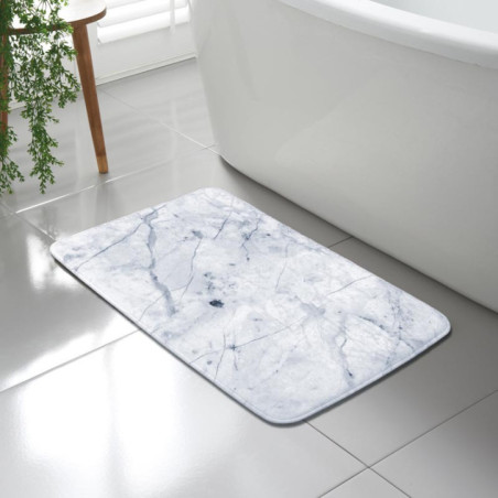 Tapis bain marbre 50x80cm mem fo