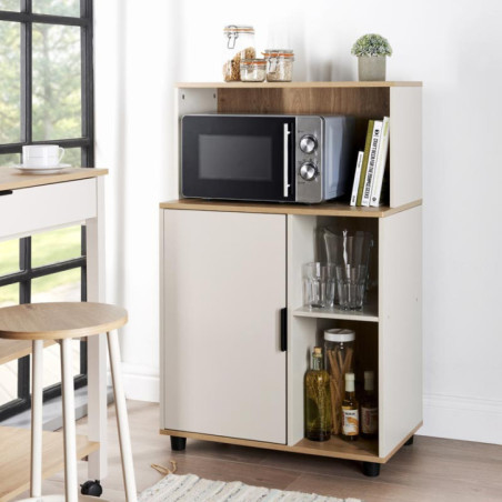 Meuble cuisine creme / bois