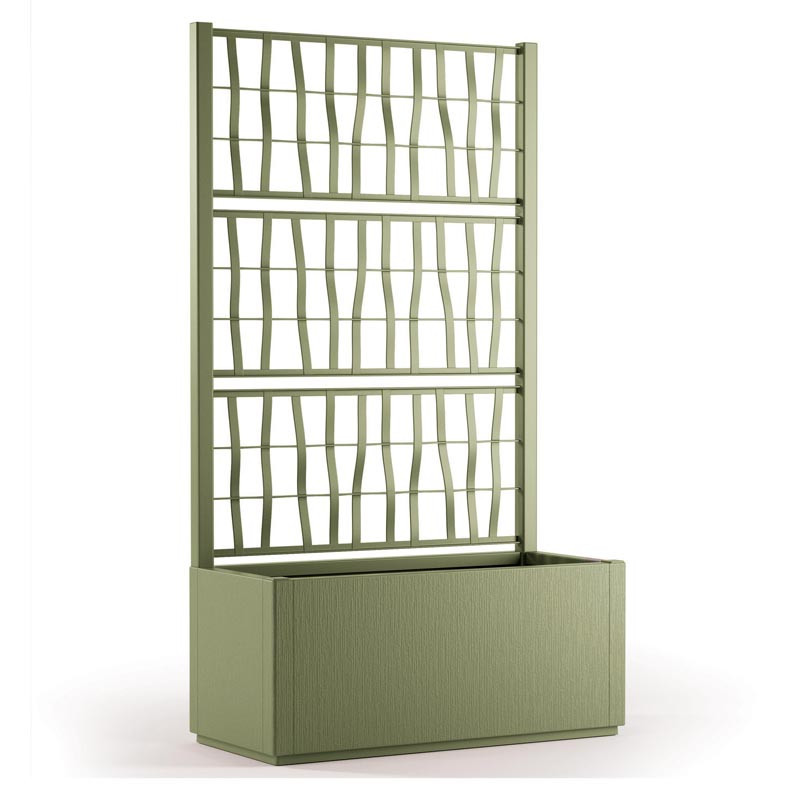 Jardiniere treillis 80x36x140cm
