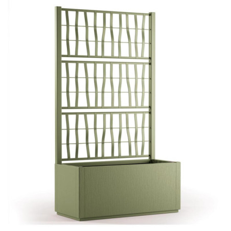 Jardiniere treillis 80x36x140cm