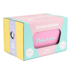 Glaciere 12l retro vintage rose