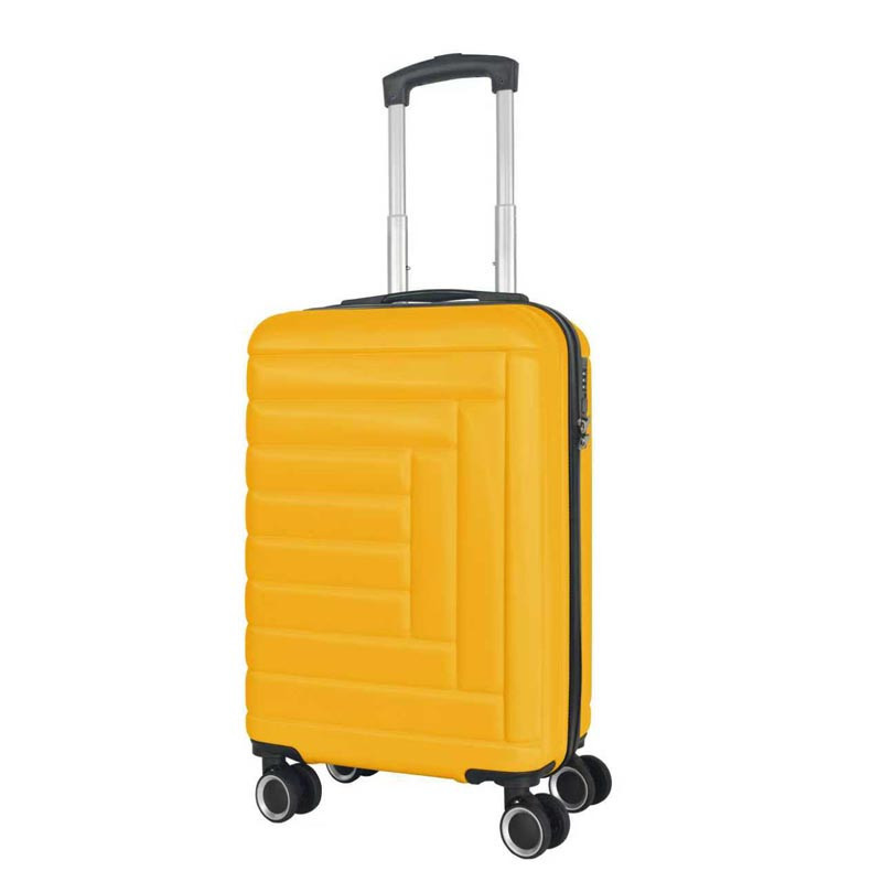 Valise cabine abs 57 cm jaune