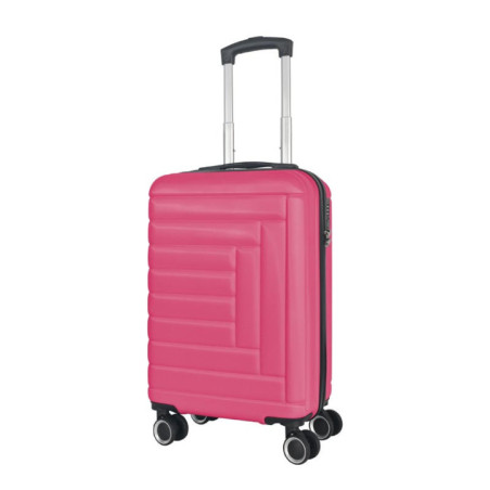 Valise cabine abs 57 cm rose