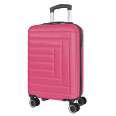 Valise abs 77cm rose puzzle