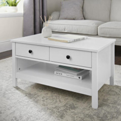 Table basse 2 tiroirs