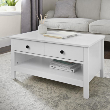 Table basse 2 tiroirs