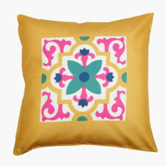 Coussin deperlant zelige 45x45cm