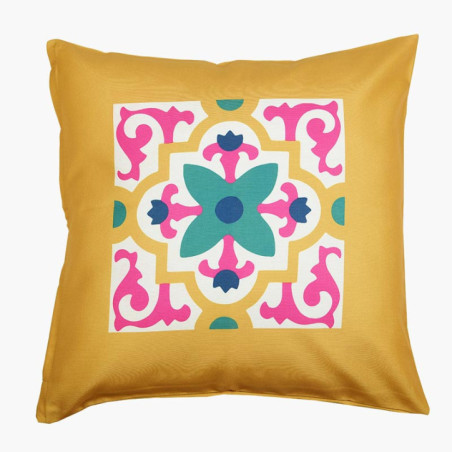Coussin deperlant zelige 45x45cm