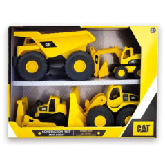 Set x4 vehicules cat constructio