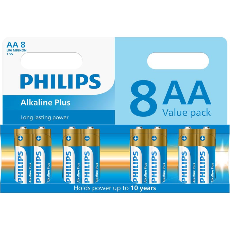 Pile lr06 alcaline x8