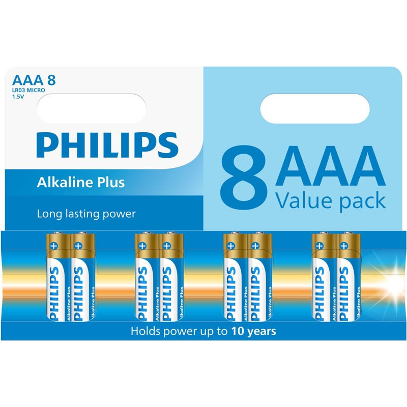 Pile lr03 alcaline x8