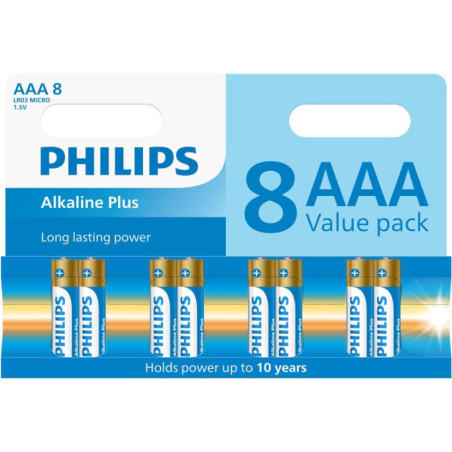 Pile lr03 alcaline x8