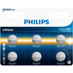 Pile philips lithium coin cr2025