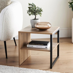 Table d'appoint avec etagere