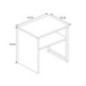 Table d'appoint avec etagere