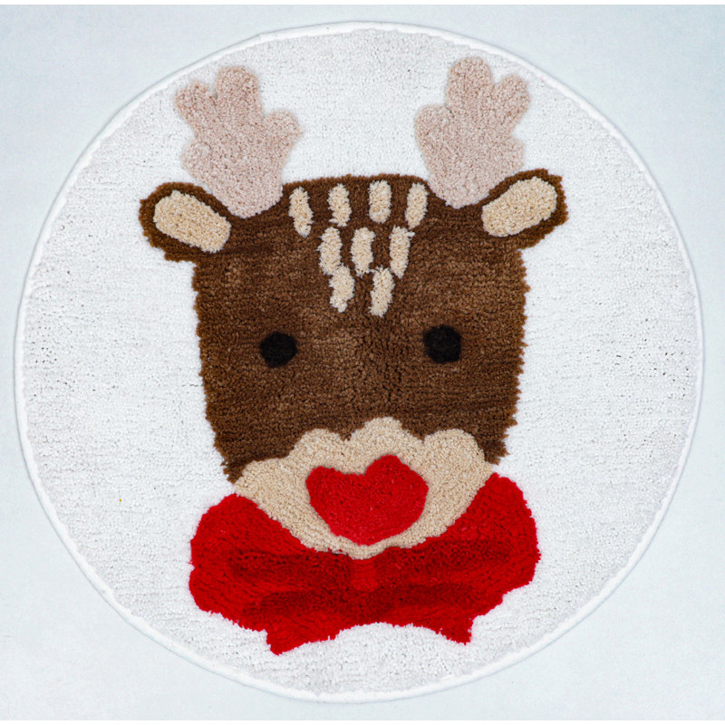 Tapis de bain renne noel