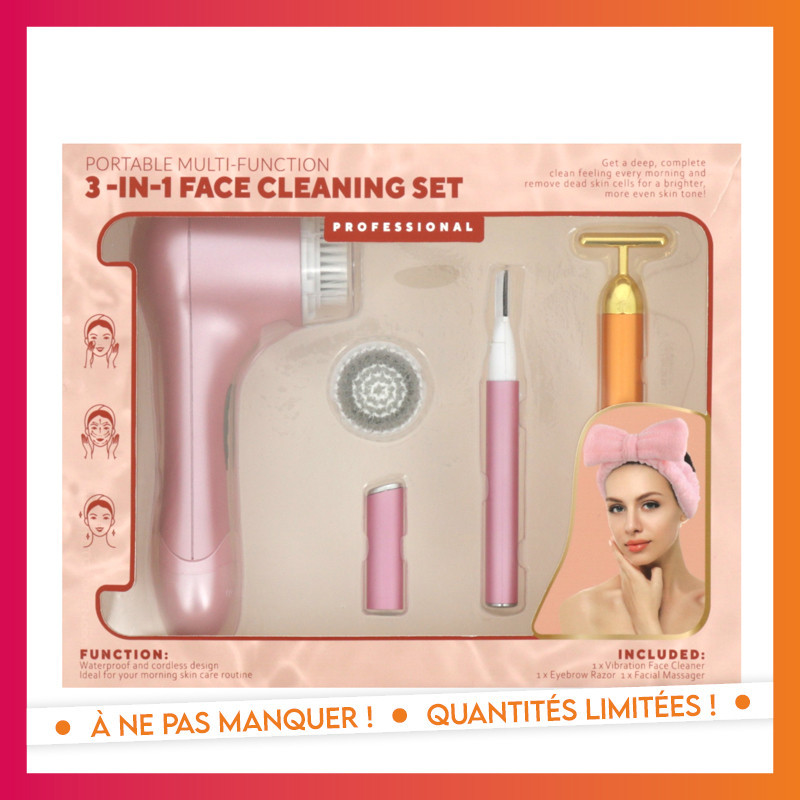 Set 3 en 1 soin du visage