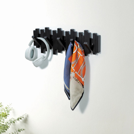 Porte manteaux irregulier noir