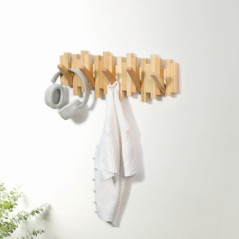 Porte manteaux irregulier bois c