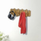 Porte manteaux irregulier bois f