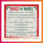 Serviette quiz de noel 33x33cm x